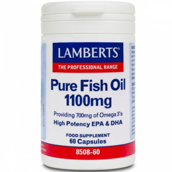 Lamberts Fish Oil 1100mg (Omega 3) Caps 60's
